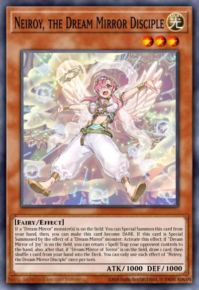 Neiroy the Dream Mirror Disciple Common BLVO-EN026 Blazing Vortex Yugioh card