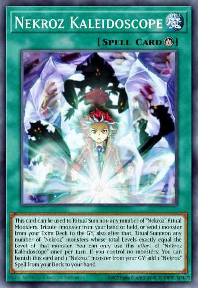 Nekroz Kaleidoscope Ultra Rare BLMM-EN166 Battles of Legend Monster Mayhem Yugioh card