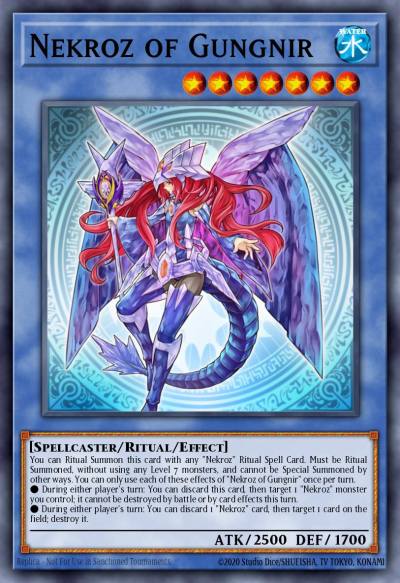 Nekroz of Gungnir Secret Rare MP15-EN219 2015 Mega-Tin Mega Pack Yugioh card