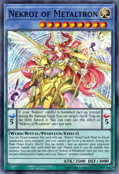 Nekroz of Metaltron Secret Rare BLMM-EN026 Battles of Legend Monster Mayhem Yugioh card
