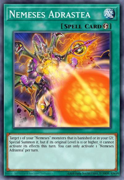 Nemeses Adrastea Common ETCO-EN060 Eternity Code Yugioh card