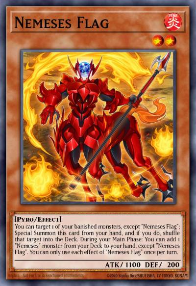 Nemeses Flag Super Rare ETCO-EN010 Eternity Code Yugioh card