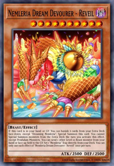Nemleria Dream Devourer - Reveil Common DUNE-EN016 Duelist Nexus Yugioh card
