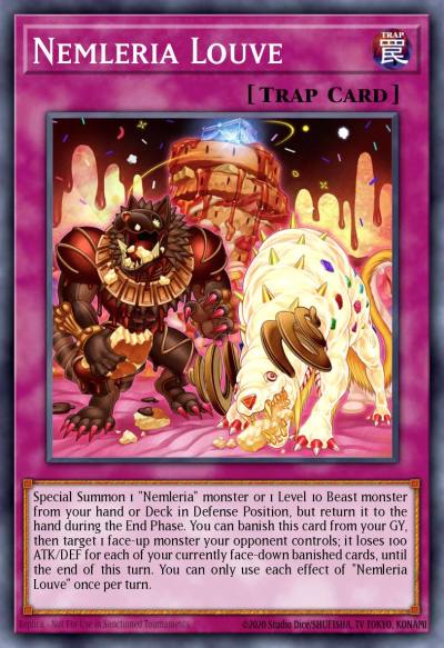 Nemleria Louve Common DUNE-EN073 Duelist Nexus Yugioh card