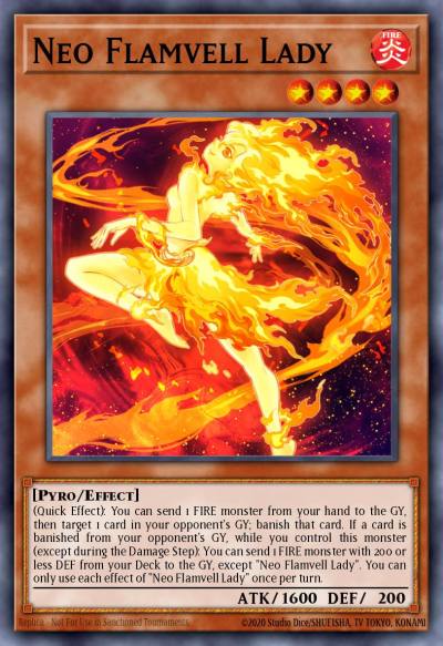 Neo Flamvell Lady Common MP20-EN056 2020 Tin of Lost Memories Mega Pack Yugioh card