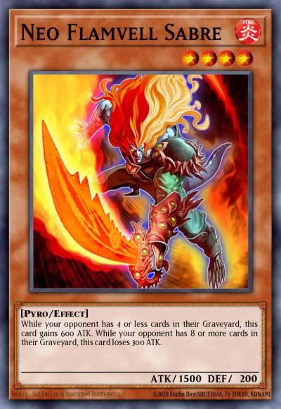 Neo Flamvell Sabre Duel Terminal Super Parallel Rare DT04-EN065 Duel Terminal 4 Yugioh card