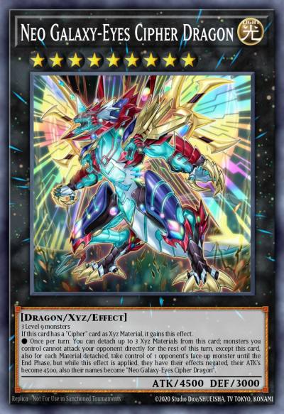 Neo Galaxy-Eyes Cipher Dragon Ultra Rare DPDG-EN039 Duelist Pack Dimensional Guardians Yugioh card