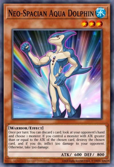 Neo-Spacian Aqua Dolphin Ultra Rare BLRR-EN049 Battles of Legend Relentless Revenge Yugioh card