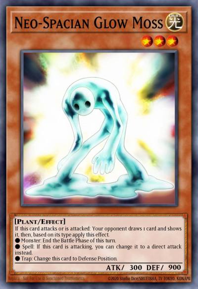 Neo-Spacian Glow Moss Common DP06-EN003 Duelist Pack Jaden Yuki 3 Yugioh card