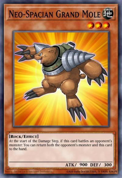 Neo-Spacian Grand Mole Ultra Rare BLRR-EN051 Battles of Legend Relentless Revenge Yugioh card
