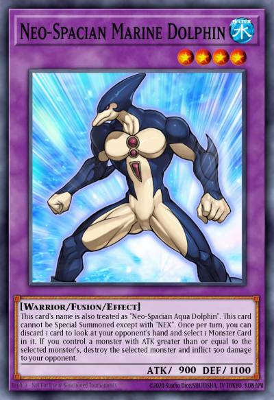 Neo-Spacian Marine Dolphin Common TAEV-EN040 Tactical Evolution Yugioh card