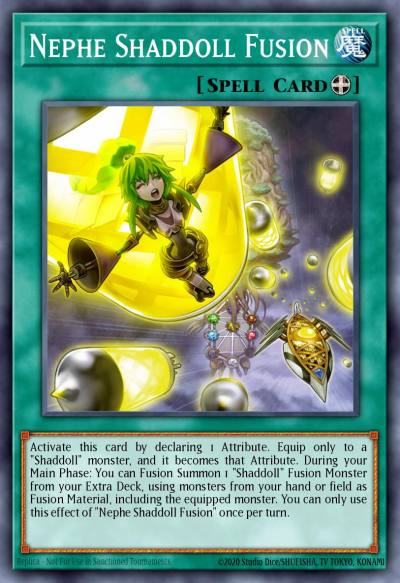 Nephe Shaddoll Fusion Secret Rare MP15-EN230 2015 Mega-Tin Mega Pack Yugioh card