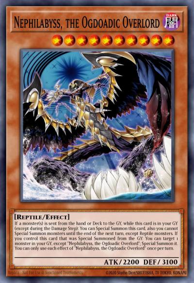 Nephilabyss the Ogdoadic Overlord Super Rare AGOV-EN016 Age of Overlord Yugioh card
