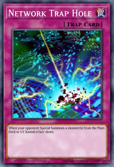 Network Trap Hole Rare MP19-EN050 2019 Gold Sarcophagus Tin Mega Pack Yugioh card