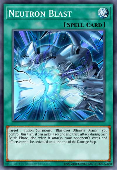 Neutron Blast Ultra Rare DPRP-EN008 Duelist Pack Rivals of the Pharaoh Yugioh card