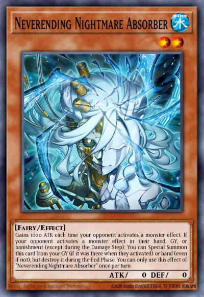Neverending Nightmare Absorber Common MP25-EN412 2025 Mega-Pack Tin Yugioh card