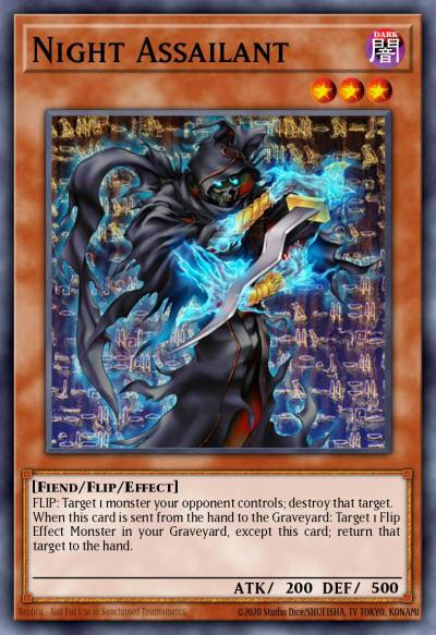 Night Assailant Short Print AST-080 Ancient Sanctuary Yugioh card