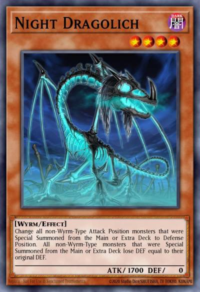 Night Dragolich Ultra Rare MP15-EN153 2015 Mega-Tin Mega Pack Yugioh card