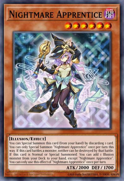 Nightmare Apprentice Starlight Rare MP25-EN004 2025 Mega-Pack Tin Yugioh card