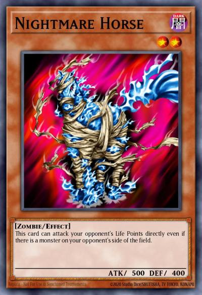 Nightmare Horse Common DR1-EN025 Dark Revelation Volume 1 Yugioh card