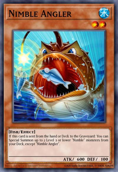 Nimble Angler Common ABYR-EN031 Abyss Rising Yugioh card
