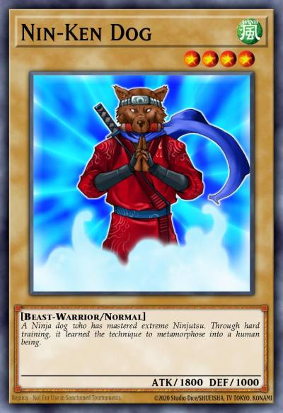 Nin-Ken Dog Common DCR-002 Dark Crisis Yugioh card