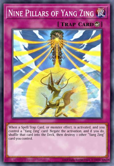 Nine Pillars of Yang Zing Ultra Rare GFP2-EN171 Ghosts From the Past The 2nd Haunting Yugioh card