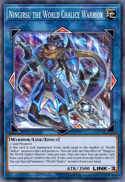 Ningirsu the World Chalice Warrior Secret Rare MP18-EN068 2018 Mega-Tin Mega Pack Yugioh card