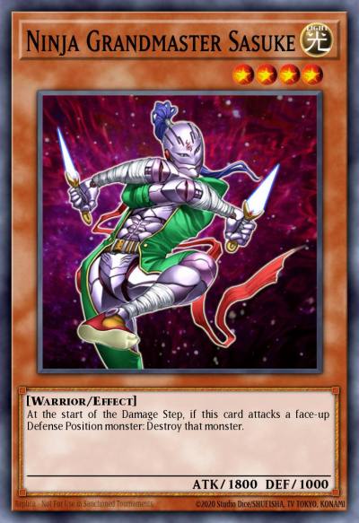 Ninja Grandmaster Sasuke Common BP02-EN029 Battle Pack 2 War of the Giants Yugioh card