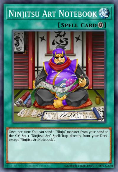 Ninjitsu Art Notebook Common MP17-EN117 2017 Mega-Tin Mega Pack Yugioh card
