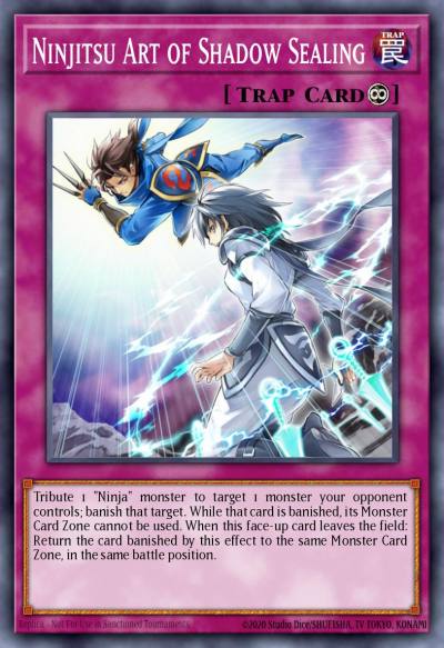 Ninjitsu Art of Shadow Sealing Common REDU-EN089 Return of the Duelist Yugioh card