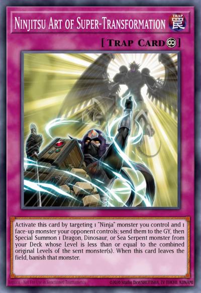Ninjitsu Art of Super-Transformation Super Rare ORCS-EN075 Order of Chaos Yugioh card