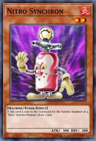Nitro Synchron Duel Terminal Rare Parallel Rare DTP1-EN021 Duel Terminal - Preview Wave 2 Yugioh card