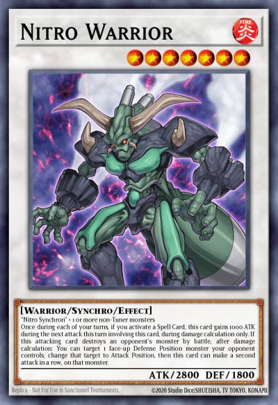 Nitro Warrior Secret Rare CT05-ENS02 Collectible Tins Exclusive 2008 Yugioh card