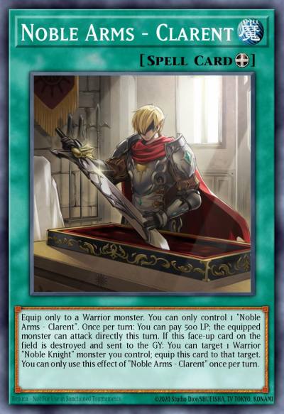 Noble Arms - Clarent Common MP19-EN144 2019 Gold Sarcophagus Tin Mega Pack Yugioh card