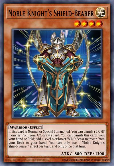 Noble Knights Shield-Bearer Secret Rare BROL-EN017 Brothers of Legend Yugioh card