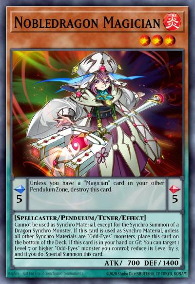 Nobledragon Magician Common LEDD-ENC11 Legendary Dragon Decks Yugioh card