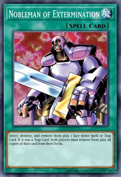 Nobleman of Extermination Common DB1-EN089 Dark Beginning 1 Yugioh card