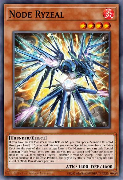 Node Ryzeal Common MP25-EN437 2025 Mega-Pack Tin Yugioh card