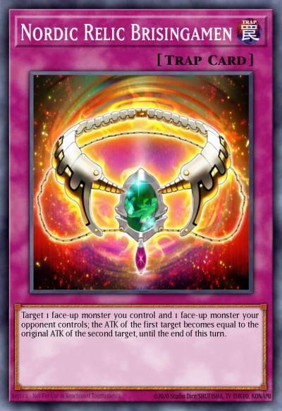Nordic Relic Brisingamen Rare LC5D-EN198 Legendary Collection 5Ds Mega Pack Yugioh card