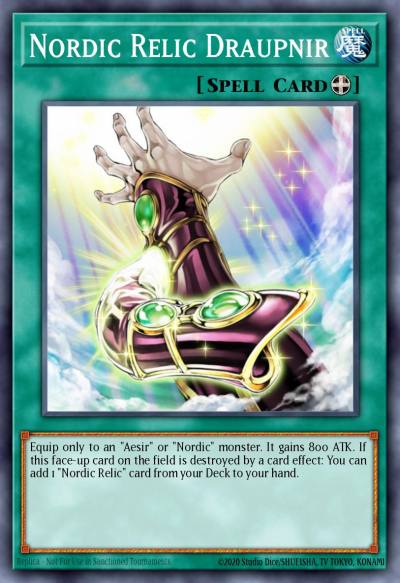 Nordic Relic Draupnir Rare LC5D-EN192 Legendary Collection 5Ds Mega Pack Yugioh card