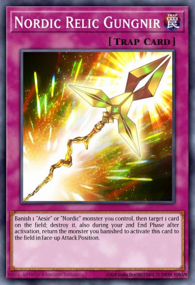 Nordic Relic Gungnir Ultra Rare LC5D-EN200 Legendary Collection 5Ds Mega Pack Yugioh card