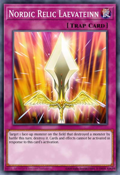 Nordic Relic Laevateinn Common BP03-EN221 Battle Pack 3 Monster League Yugioh card