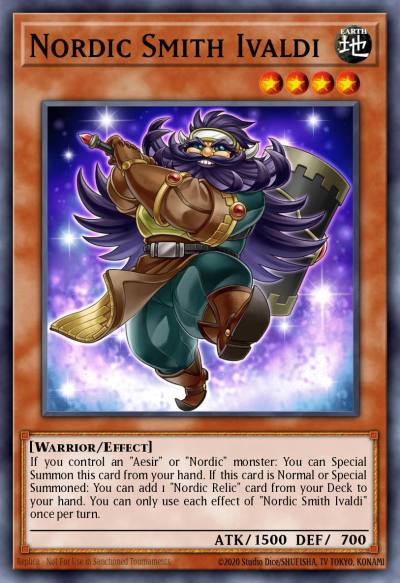 Nordic Smith Ivaldi Super Rare BACH-EN012 Battle of Chaos Yugioh card