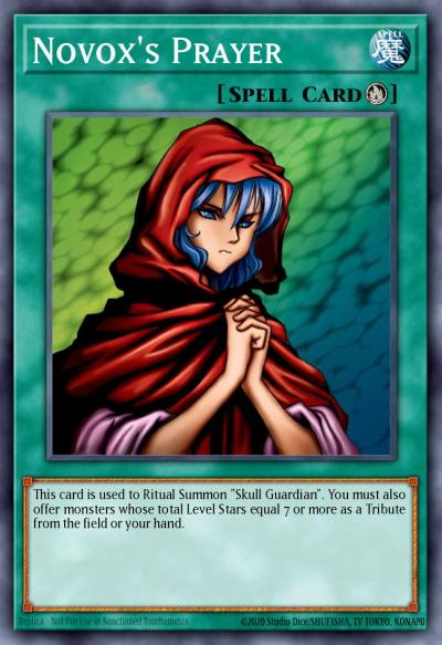 Novoxs Prayer Rare TP2-008 Tournament Pack 2nd Season Yugioh card