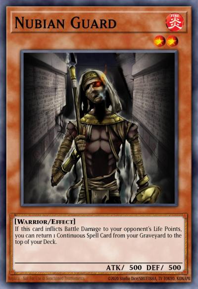 Nubian Guard Common AST-066 Ancient Sanctuary Yugioh card