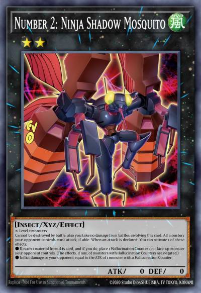 Number 2 Ninja Shadow Mosquito Ultra Rare MP25-EN291 2025 Mega-Pack Tin Yugioh card