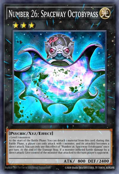 Number 26 Spaceway Octobypass Ultra Rare BLHR-EN027 Battles of Legend Heros Revenge Yugioh card