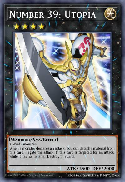 Number 39 Utopia Rare BP01-EN024 Battle Pack Epic Dawn Yugioh card