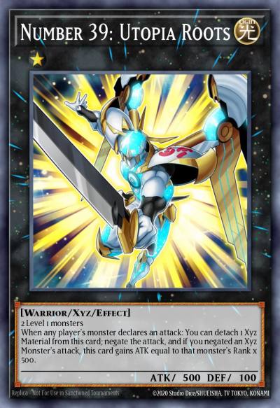 Number 39 Utopia Roots Rare LVAL-EN048 Legacy of the Valiant Yugioh card